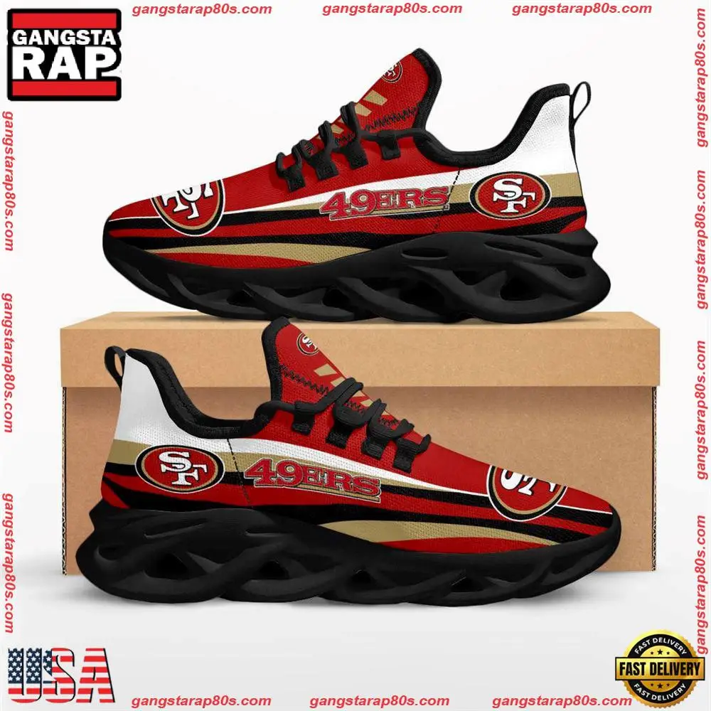 National Football League San Francisco 49ers Max Soul Running Shoes National Football League San Francisco 49ers Max Soul Running Shoes - Image 1