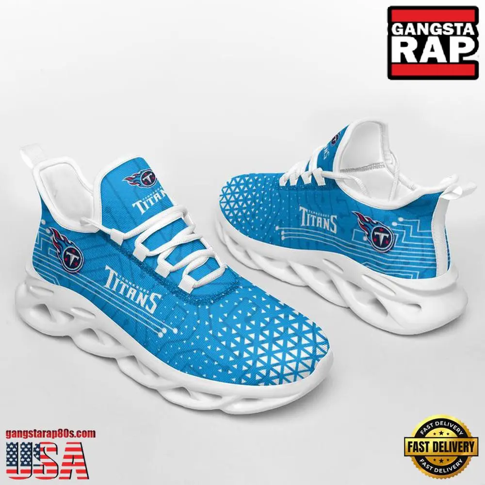 National Football League Tennessee Titans Electrical Circuit Sport Team Air Max Shoes Air Cushion Sneakers