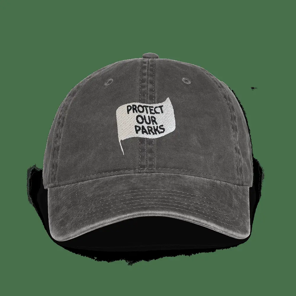 National Park After Dark Merch Hat Protect Our Parks Embroidered Hat -WearandDecor National Park After Dark Merch Hat Protect Our Parks Embroidered Hat -WearandDecor - Image 1