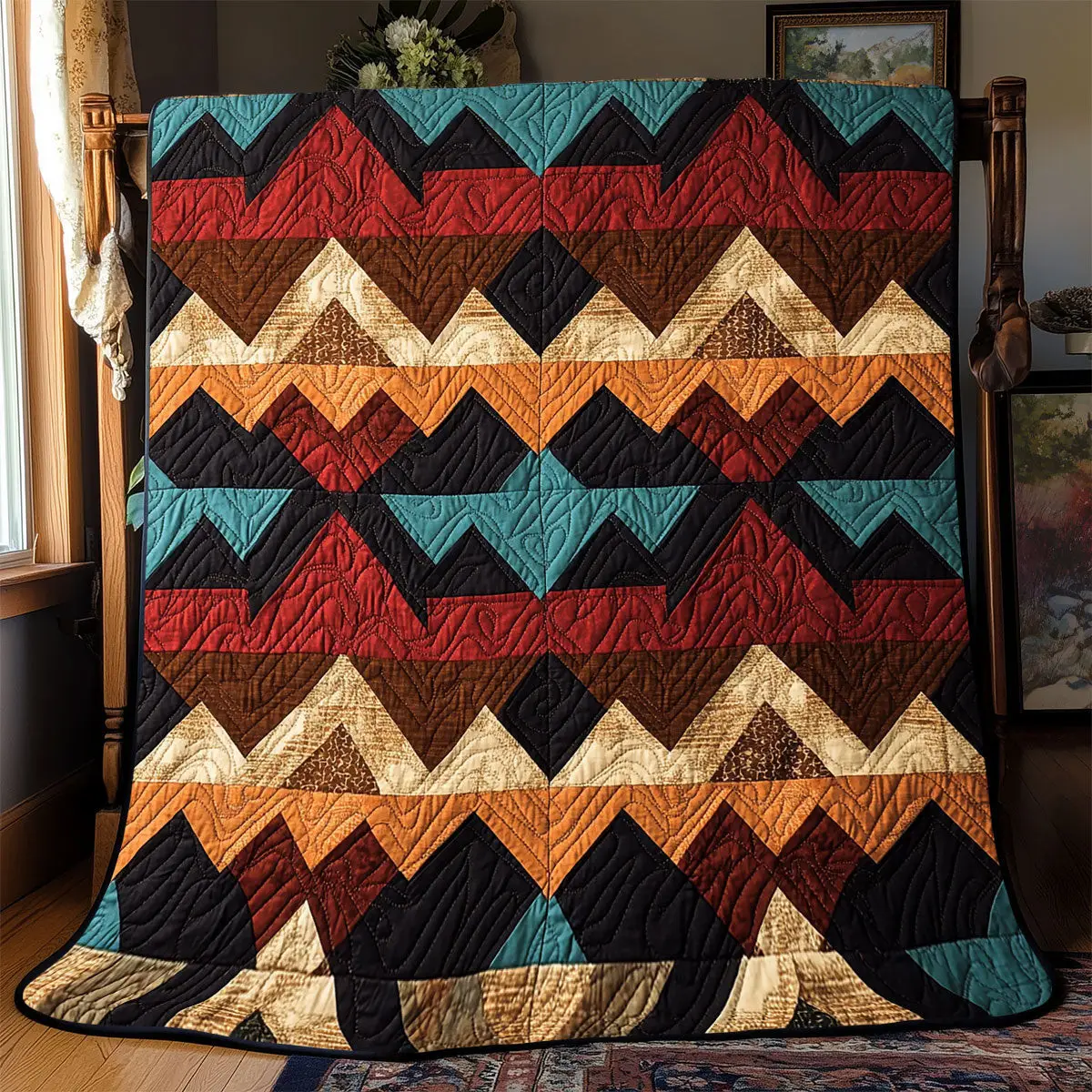 Native American Quilt Blankets Throws And Blankets Unique Dad Gifts For Father's Day