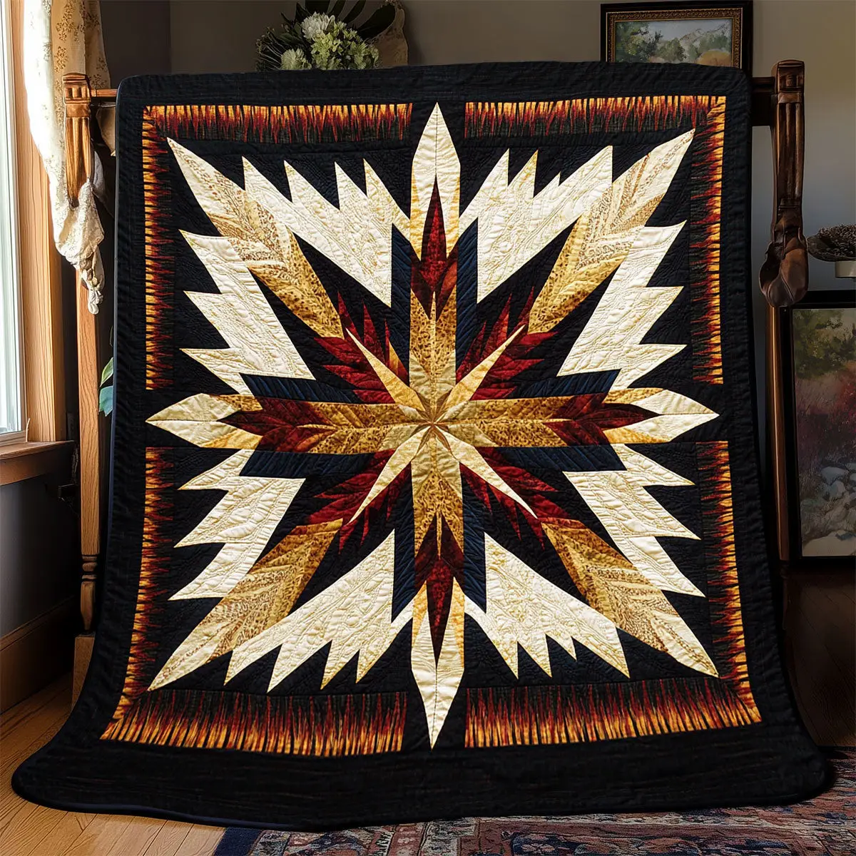 Native American Star Quilt Blankets Mother's Day Gifts For Daughter In Law