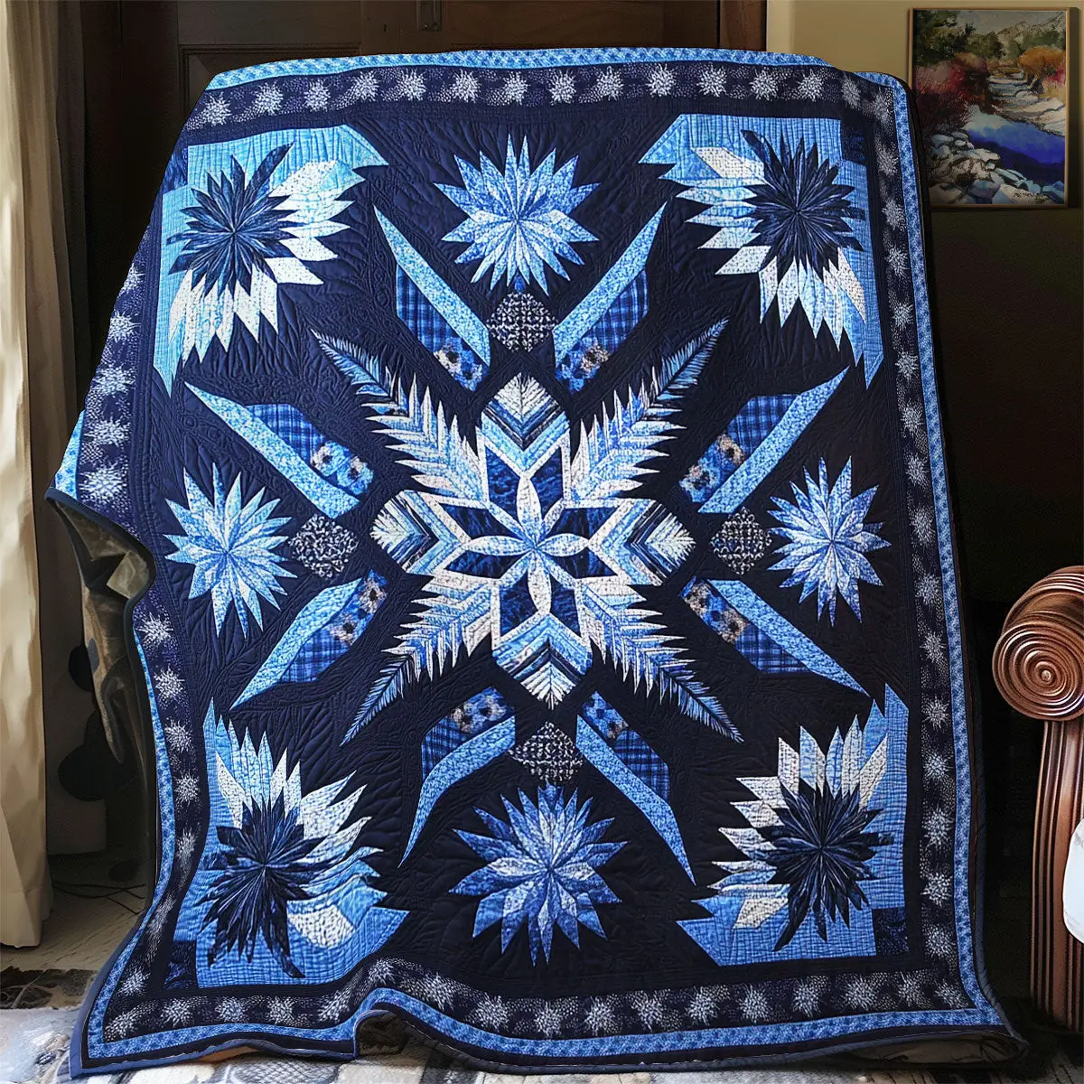 Native Star Quilt Blankets Gift For Daughter In Law On Mother'S Day