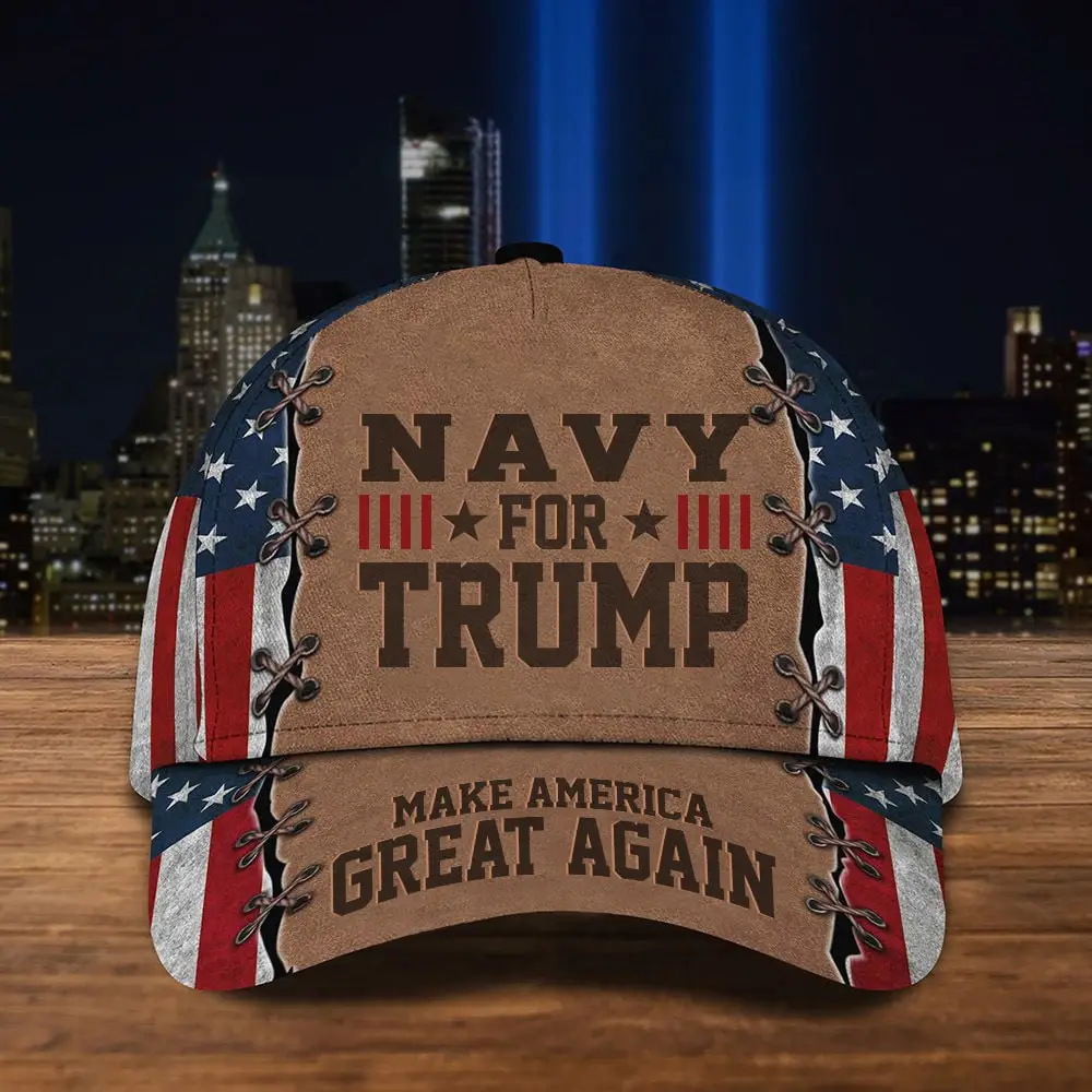 Navy For Trump 2024 Hat Make America Great Again Donald Trump Hat Gifts For Navy