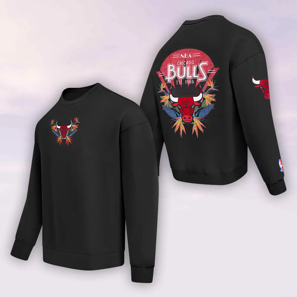 NBA Chicago Bulls Paradise Sweatshirt Est 1966 Apparel Good Fathers Day Gifts