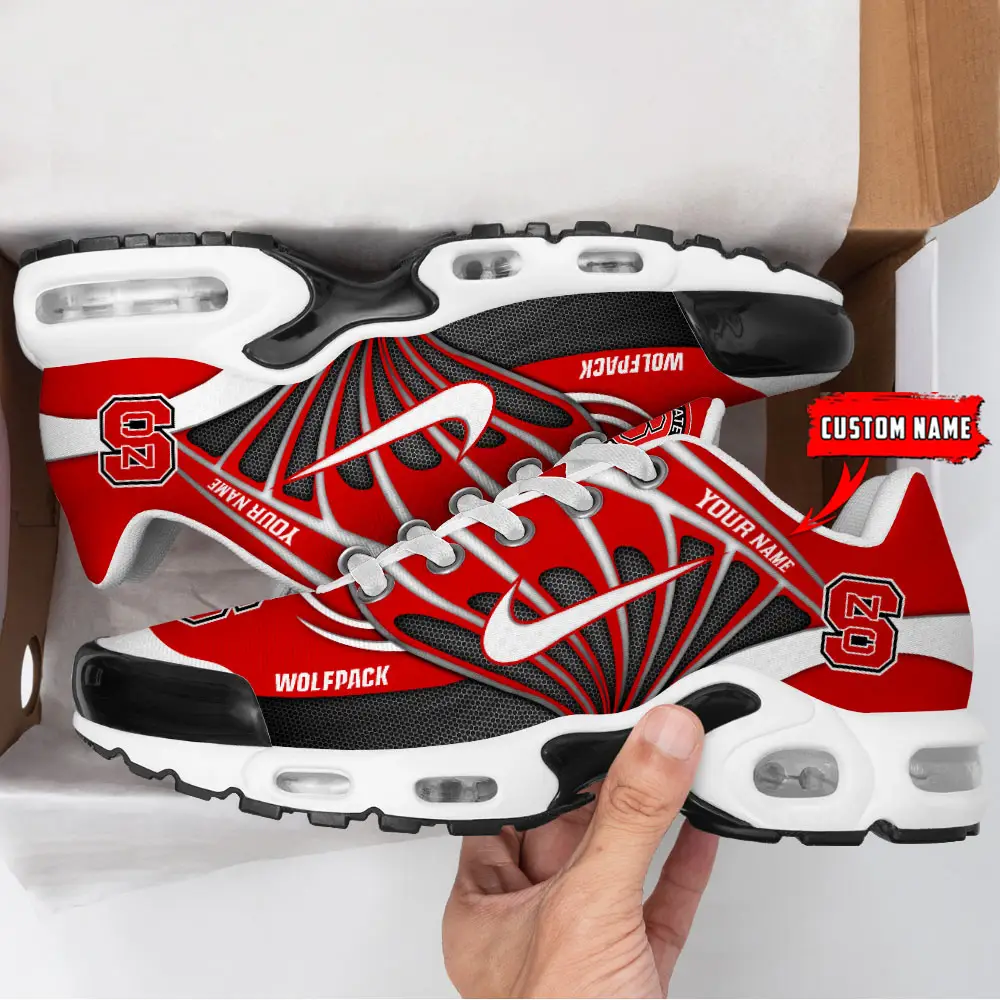 NC State Wolfpack Air Max Plus Shoes Sneakers For Men And Women