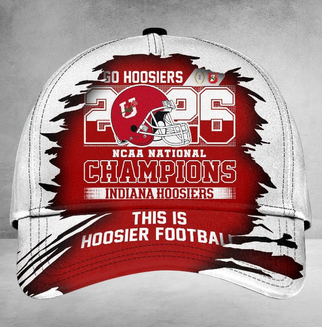 NCAA 2026 CFP National Championship Hat This Is Hoosiers Football Cap Best Item Champions For Fans