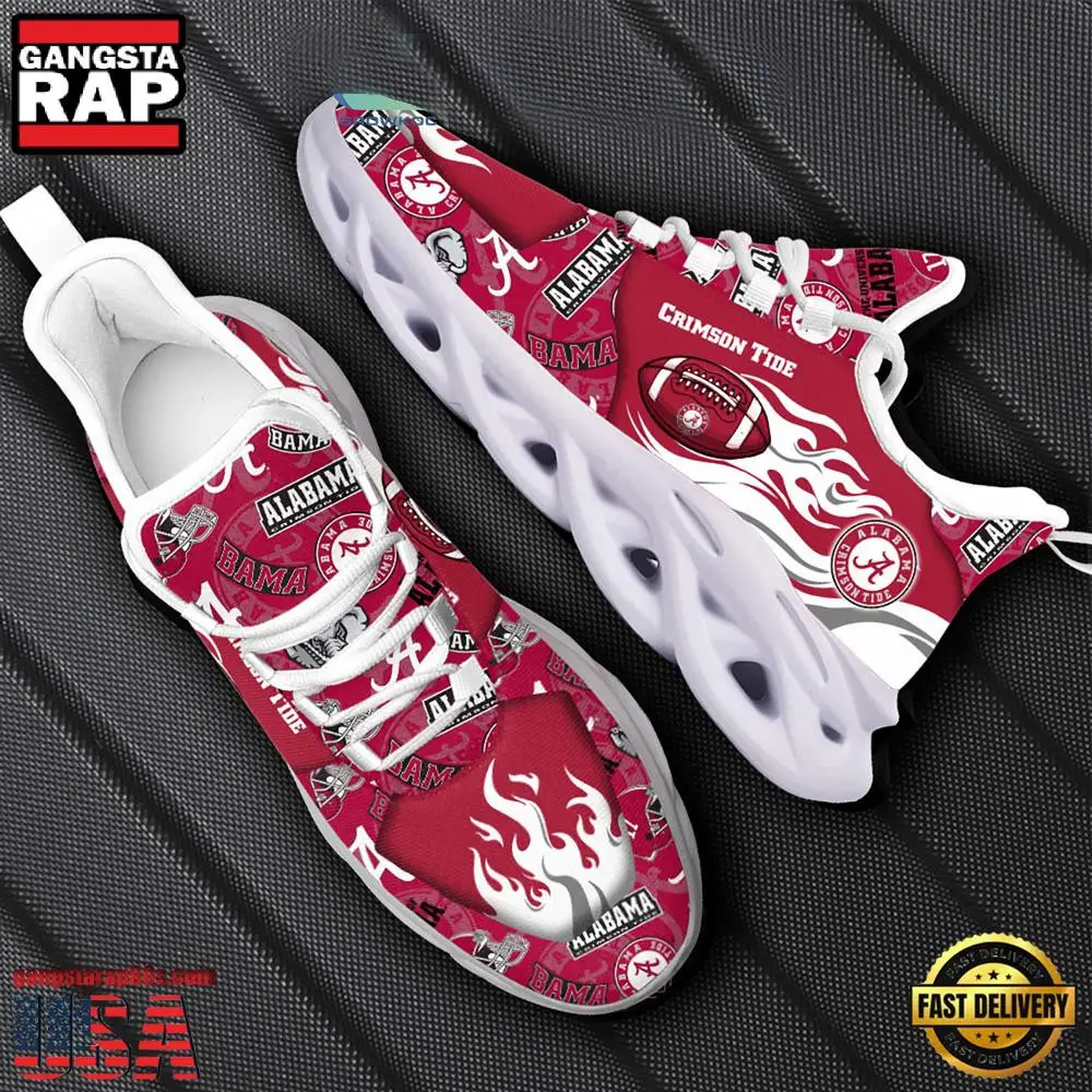 NCAA Alabama Crimson Tide Air Max Shoes Air Cushion Sneakers