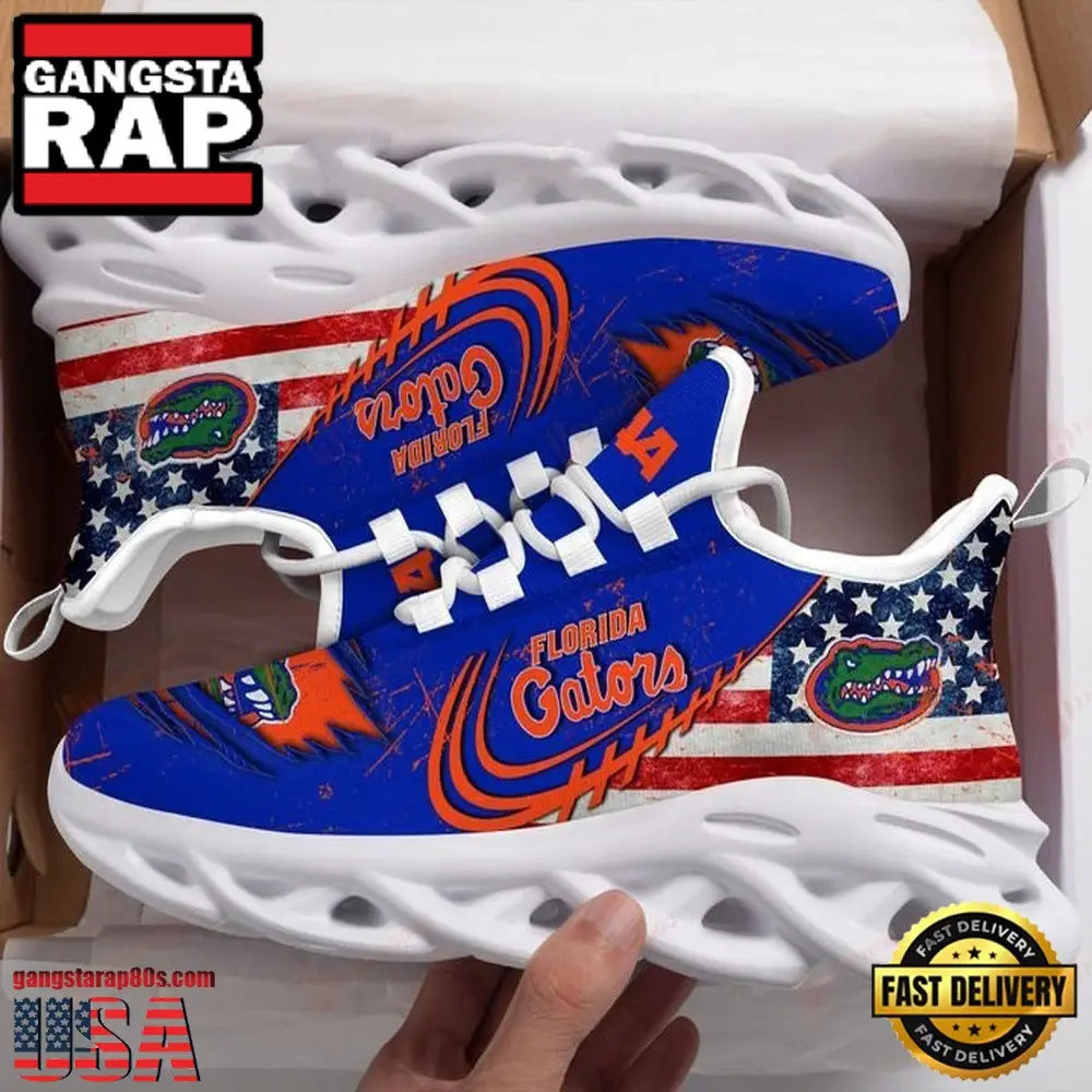 NCAA America Flag Florida Gators Unique Air Max Shoes Air Cushion Sneakers