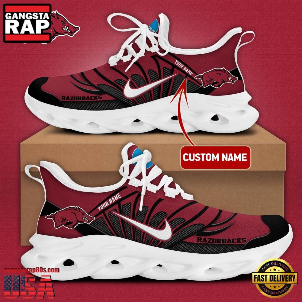NCAA Arkansas Razorbacks Men Basketball 2024 Air Max Shoes Air Cushion Sneakers