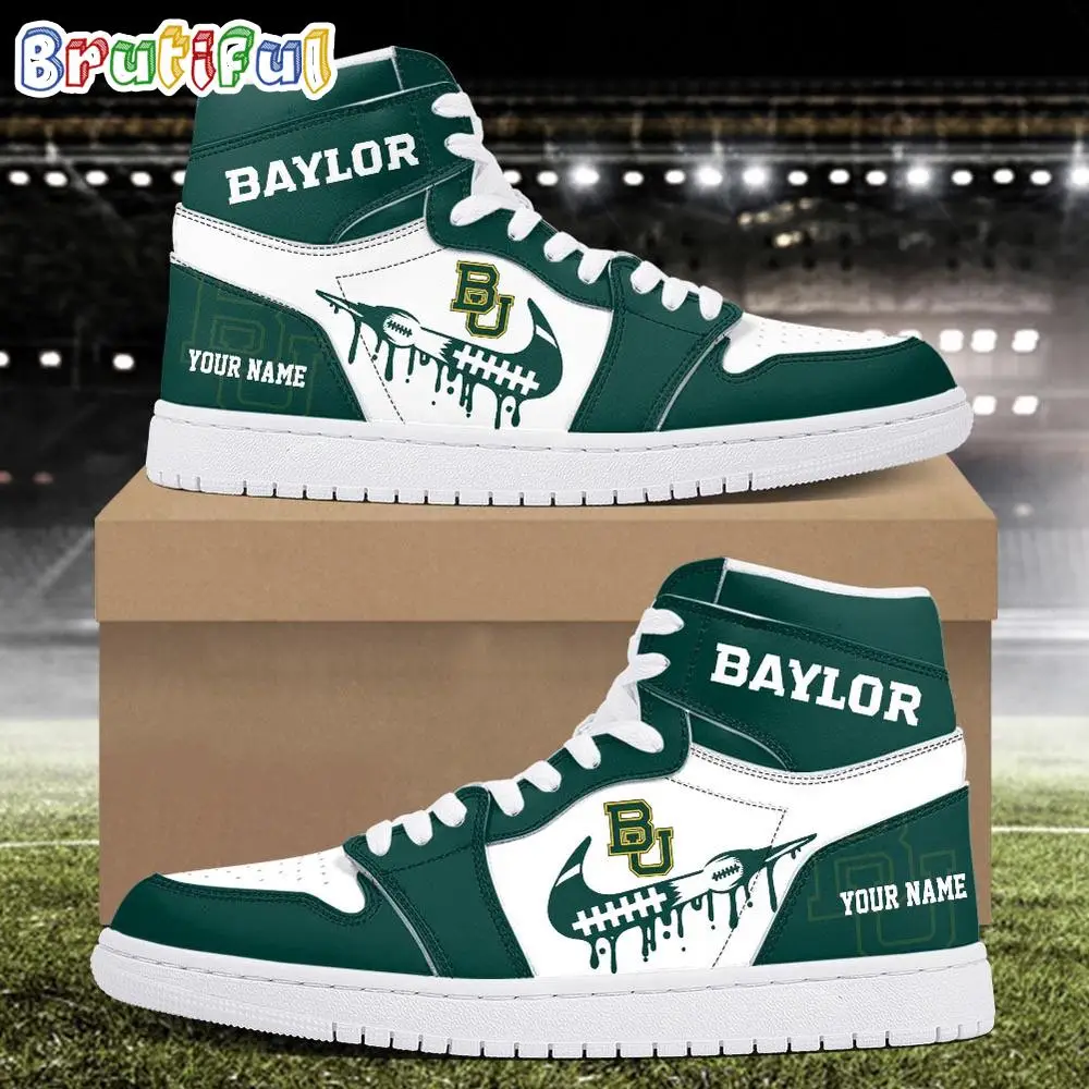 NCAA Baylor Bears Sport Team Personalized Air Jordan 1 Hightop Shoes NCAA Baylor Bears Sport Team Personalized Air Jordan 1 Hightop Shoes - Image 1