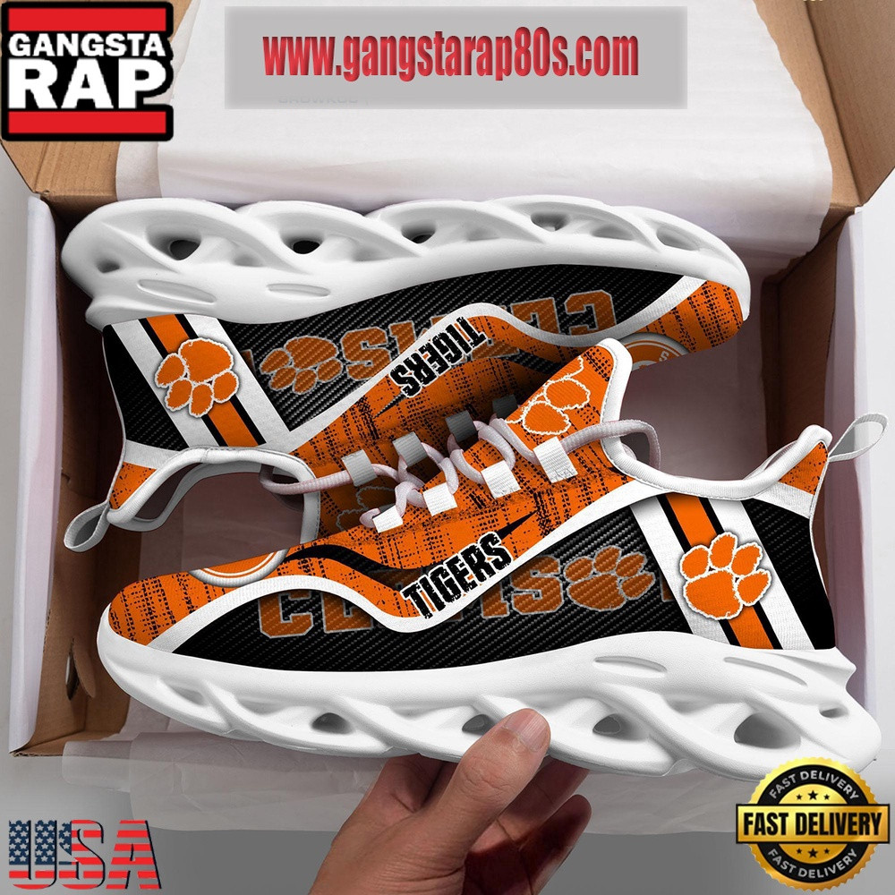 NCAA Clemson Tigers Air Max Shoes Air Cushion Sneakers NCAA Clemson Tigers Air Max Shoes Air Cushion Sneakers - Image 1
