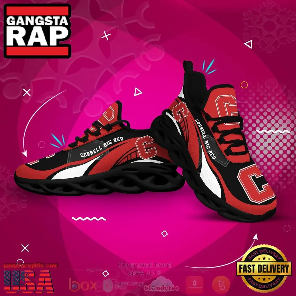 NCAA Cornell Big Red Football Clunky Unique Air Max Shoes Air Cushion Sneakers