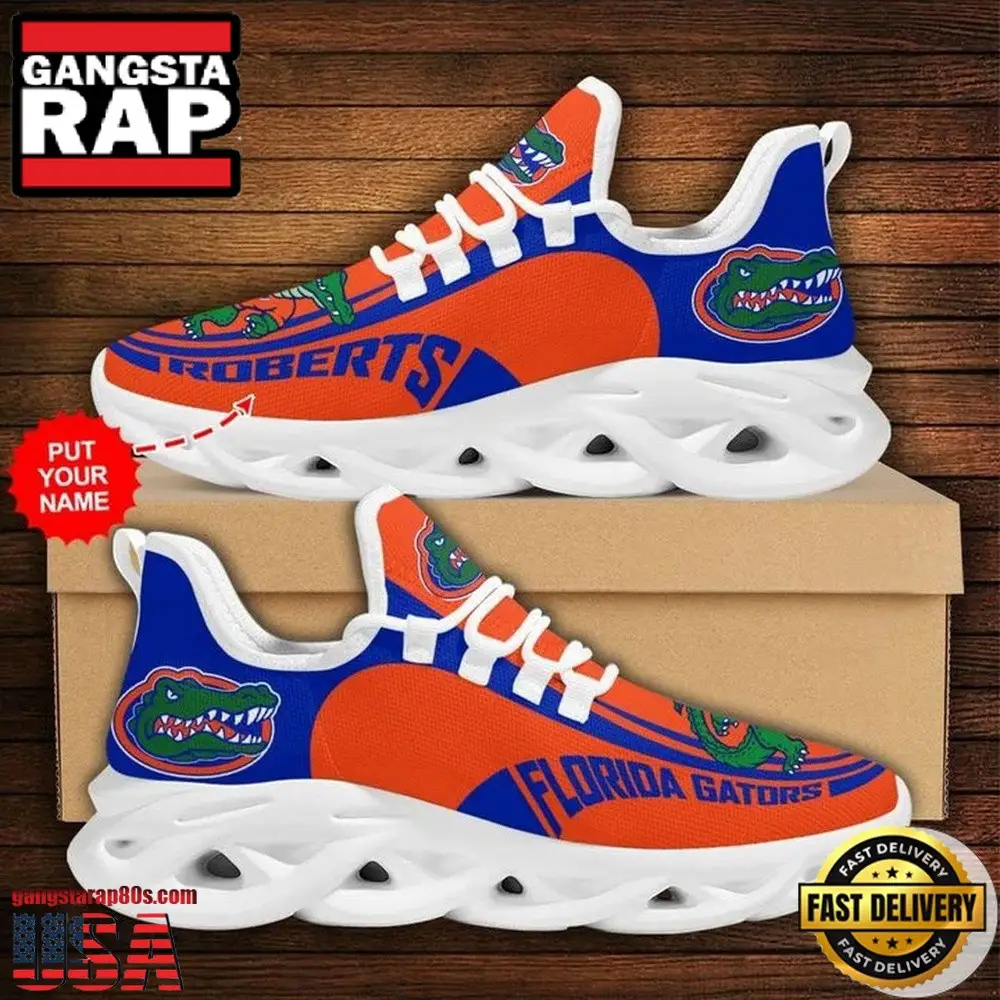 NCAA Custom Name Florida Gators Sneaker Unique Air Max Shoes Air Cushion Sneakers