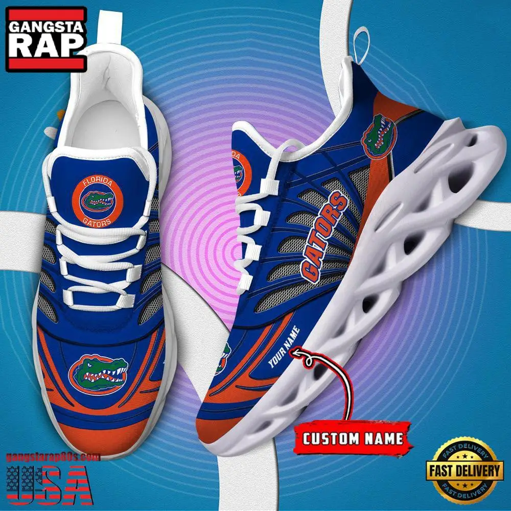 NCAA Florida Gators Custom Name Air Max Shoes Air Cushion Sneakers