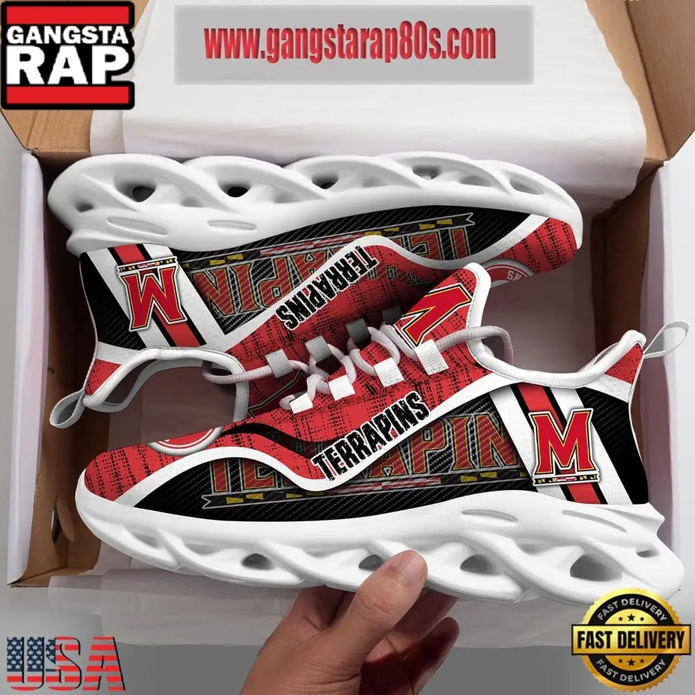 NCAA Maryland Terrapins Air Max Shoes Air Cushion Sneakers