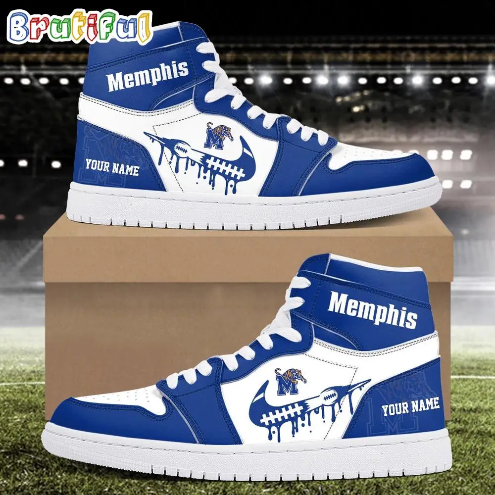NCAA Memphis Tigers Sport Team Personalized Air Jordan 1 Hightop Shoes
