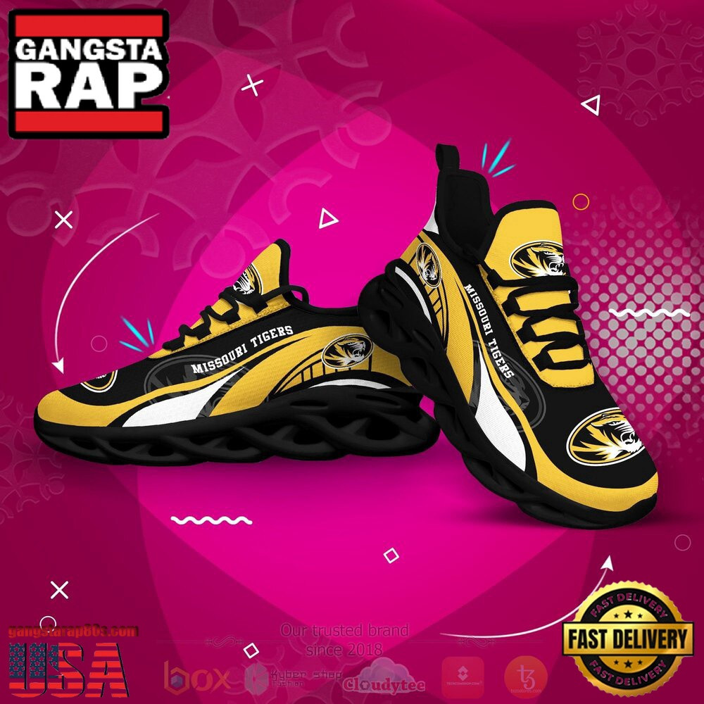 NCAA Missouri Tigers Football Clunky Unique Air Max Shoes Air Cushion Sneakers