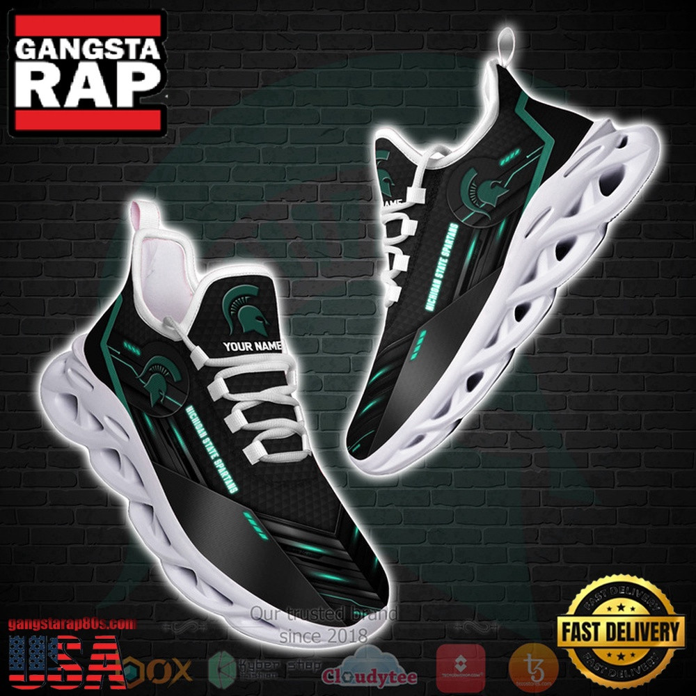NCAA Ncaa Michigan State Spartans Custom Name Clunky Unique Air Max Shoes Air Cushion Sneakers