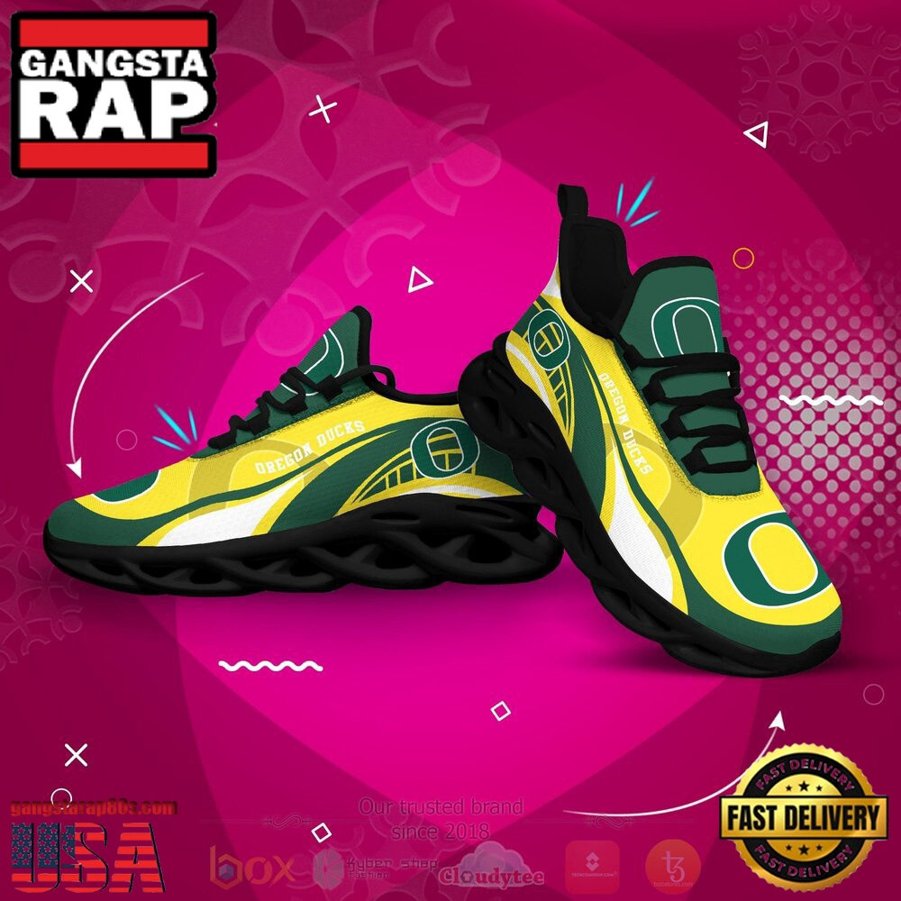 NCAA Oregon Ducks Football Clunky Unique Air Max Shoes Air Cushion Sneakers