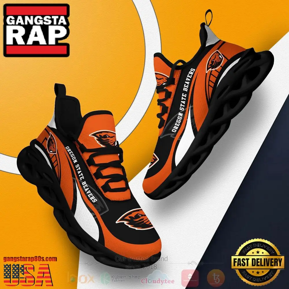 NCAA Oregon State Beavers Football Clunky Unique Air Max Shoes Air Cushion Sneakers NCAA Oregon State Beavers Football Clunky Unique Air Max Shoes Air Cushion Sneakers - Image 1