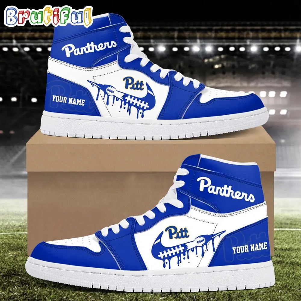 NCAA Pittsburgh Panthers Sport Team Personalized Air Jordan 1 Hightop Shoes NCAA Pittsburgh Panthers Sport Team Personalized Air Jordan 1 Hightop Shoes - Image 1