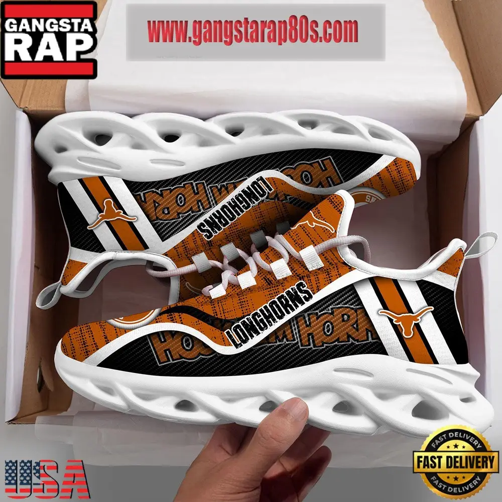 NCAA Texas Longhorns Air Max Shoes Air Cushion Sneakers NCAA Texas Longhorns Air Max Shoes Air Cushion Sneakers - Image 1