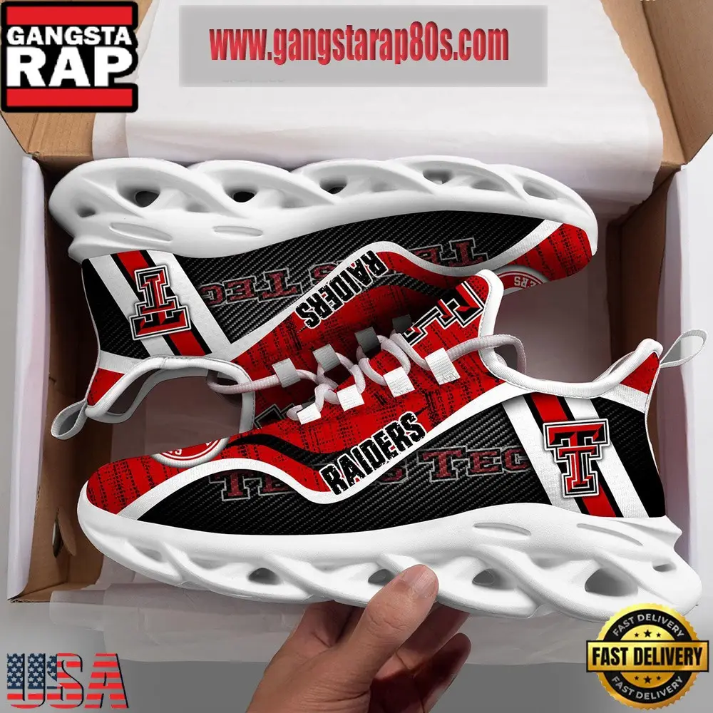 NCAA Texas Tech Red Raiders Air Max Shoes Air Cushion Sneakers NCAA Texas Tech Red Raiders Air Max Shoes Air Cushion Sneakers - Image 1