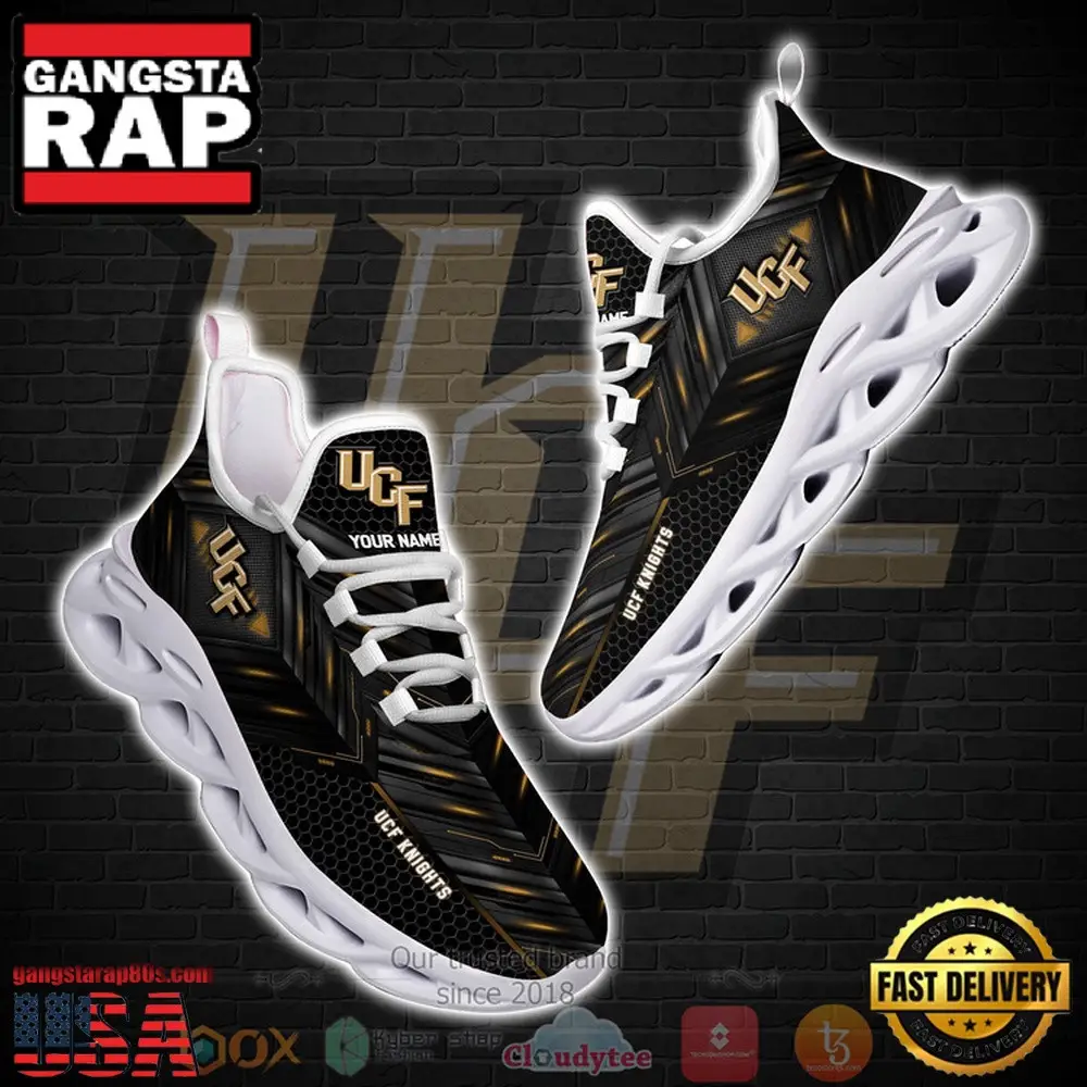 NCAA Ucf Knights Ncaa Custom Name Clunky Unique Air Max Shoes Air Cushion Sneakers NCAA Ucf Knights Ncaa Custom Name Clunky Unique Air Max Shoes Air Cushion Sneakers - Image 1