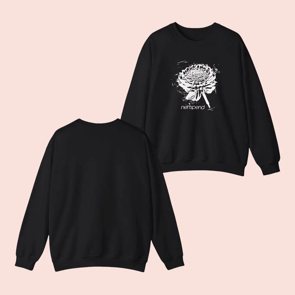 Nettspend Merch Flower Sweatshirt Nettspend BAFK Clothing Gifts For Rap Fans