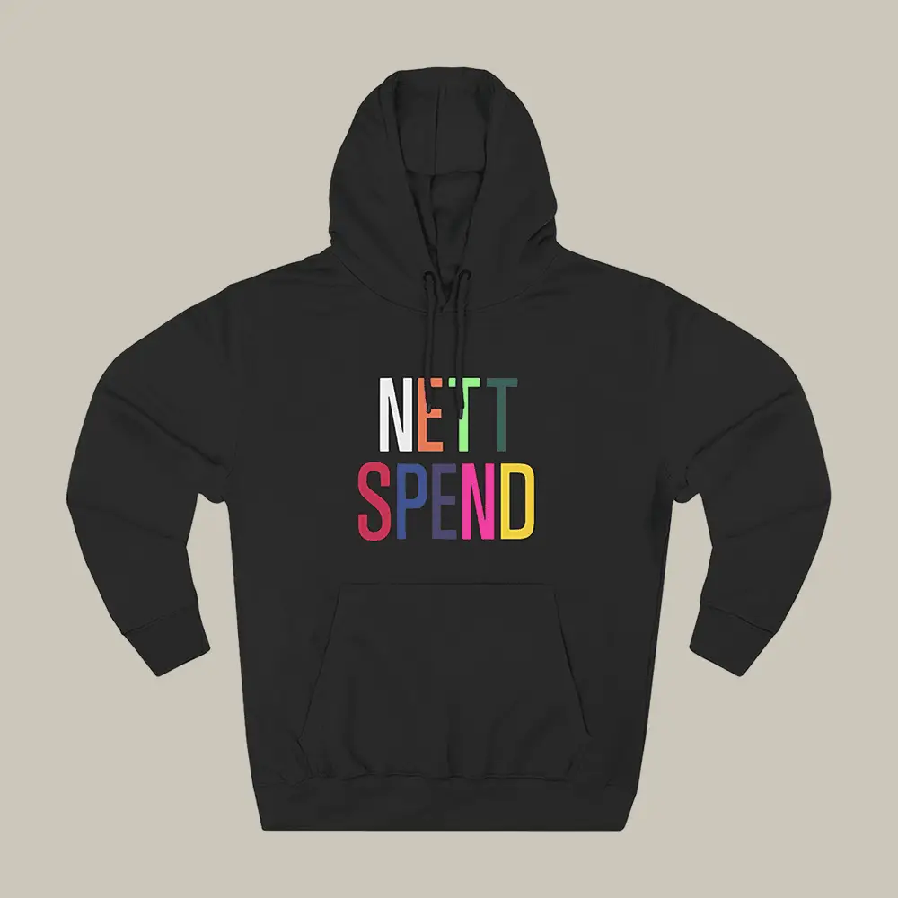 Nettspend Rainbow Hoodie Rap Music Themed Nettspend Merch Rap Music Lover Gift Nettspend Rainbow Hoodie Rap Music Themed Nettspend Merch Rap Music Lover Gift - Image 1