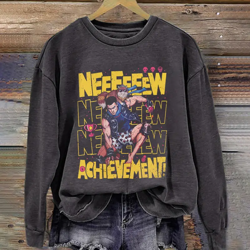New Achievement Sweatshirt Dungeon Crawler Carl Clothes Gift For Gamer Girl New Achievement Sweatshirt Dungeon Crawler Carl Clothes Gift For Gamer Girl - Image 1