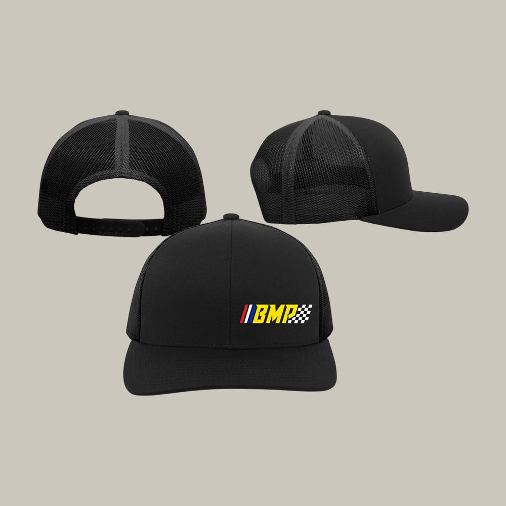 New BMP Logo Snapback Hat Cleetus McFarland Trucker Cap Present Idea For Husband New BMP Logo Snapback Hat Cleetus McFarland Trucker Cap Present Idea For Husband - Image 1
