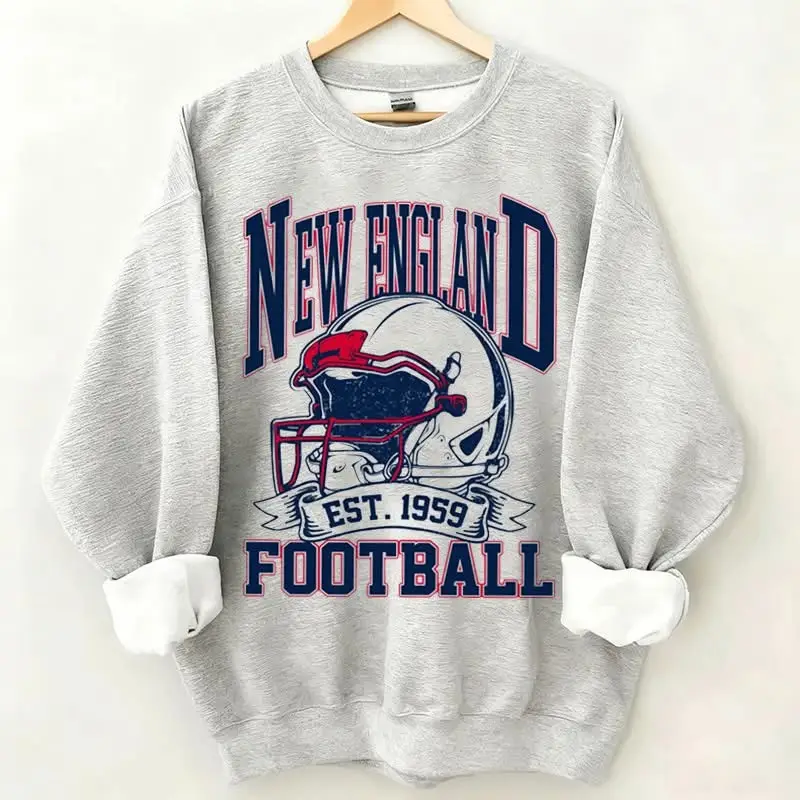 New England Football Est 1959 Sweatshirt Game Day Apparel New England Patriots Merch Fan Gifts
