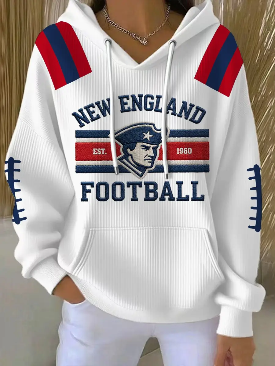 New England Football Hoodie Est 1960 Football Fans Gameday Merch Ideas For Fans