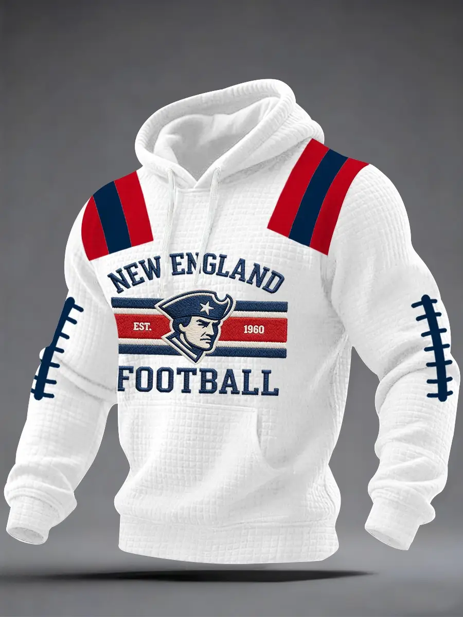 New England Football Hoodie Est 1960 Football Game Day Merch For Football Fans