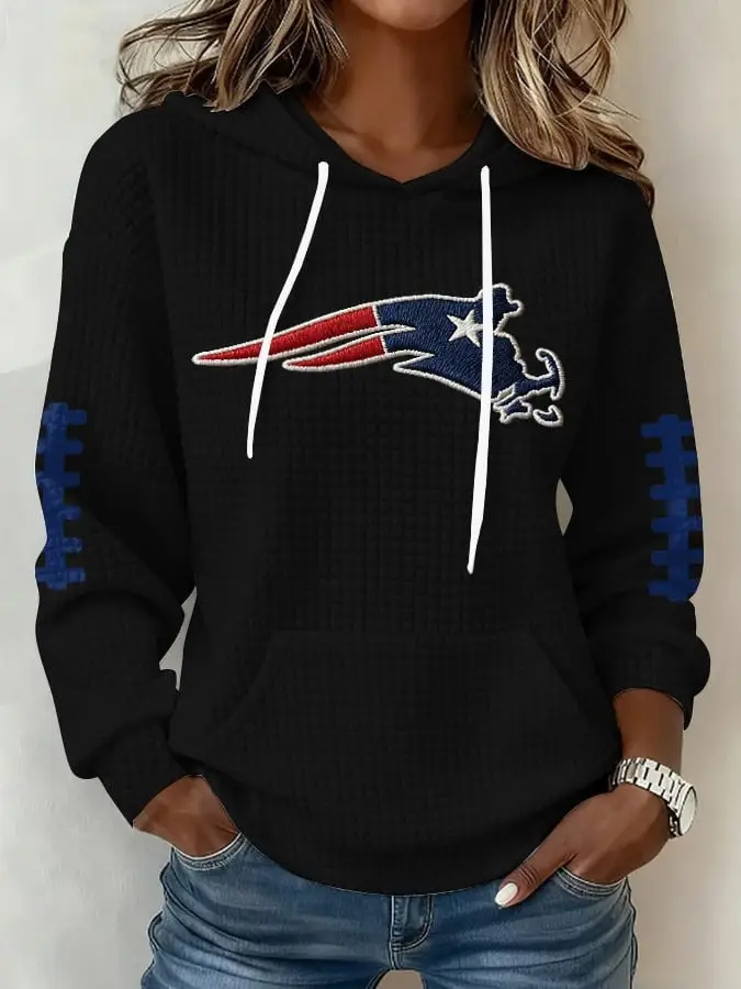New England Football Hoodie NE Team Map Cool Present Ideas For Game Day Supporters Clothing