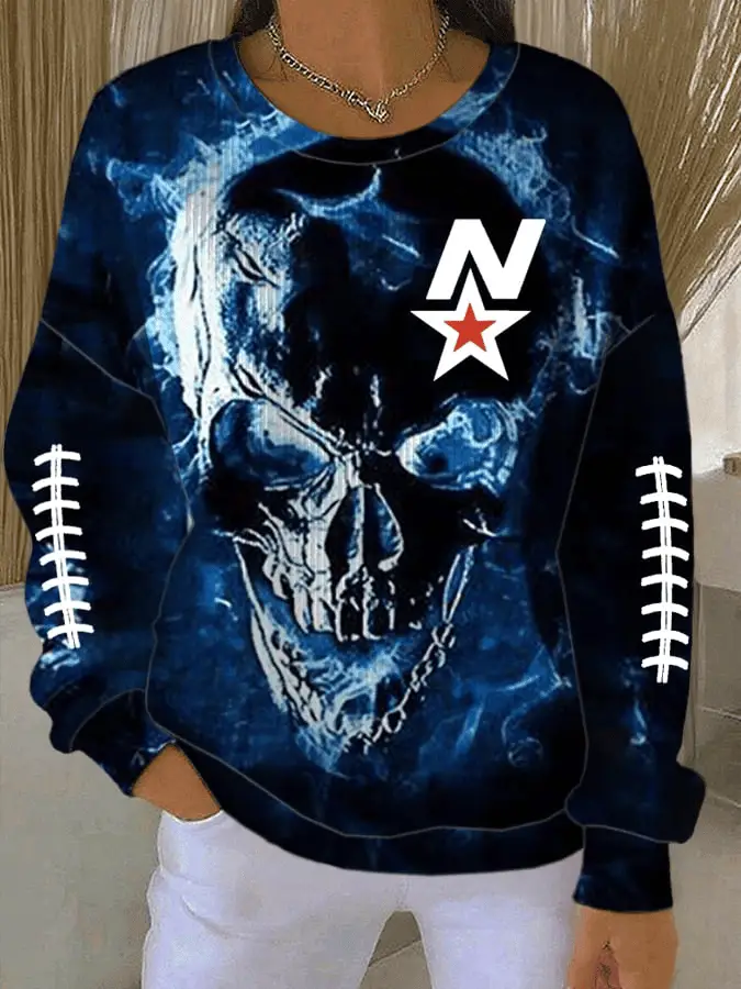 New England Football Sweatshirt We Are All Patriots Apparel for Women Game Day Gift New England Football Sweatshirt We Are All Patriots Apparel for Women Game Day Gift - Image 1