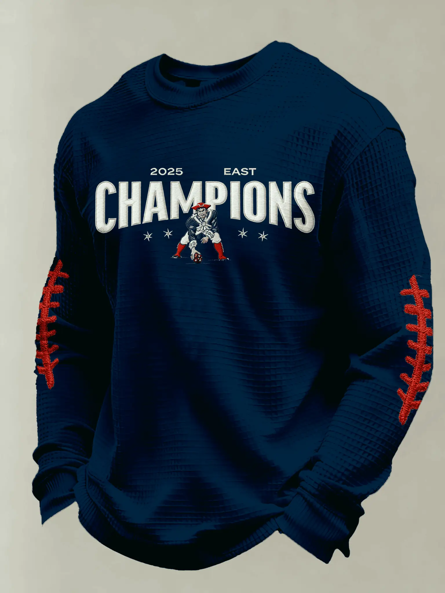 New England Patriots 2025 East Champions Sweatshirt Men's Patriots Merch Fan Clothing