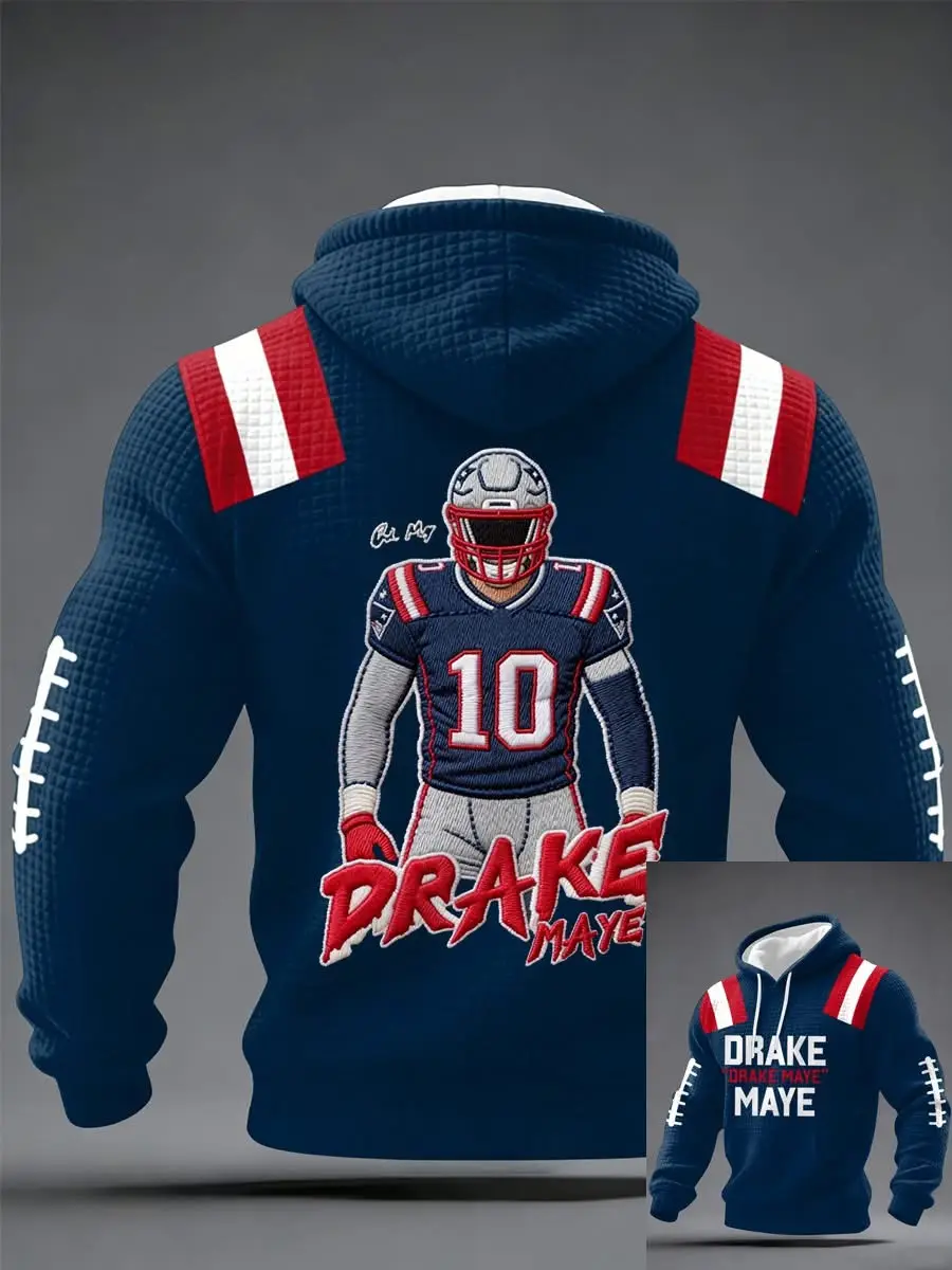 New England Patriots Drake Maye Hoodie I Love Drake Maye Hoodie NE Patriots Merch Fan Gifts