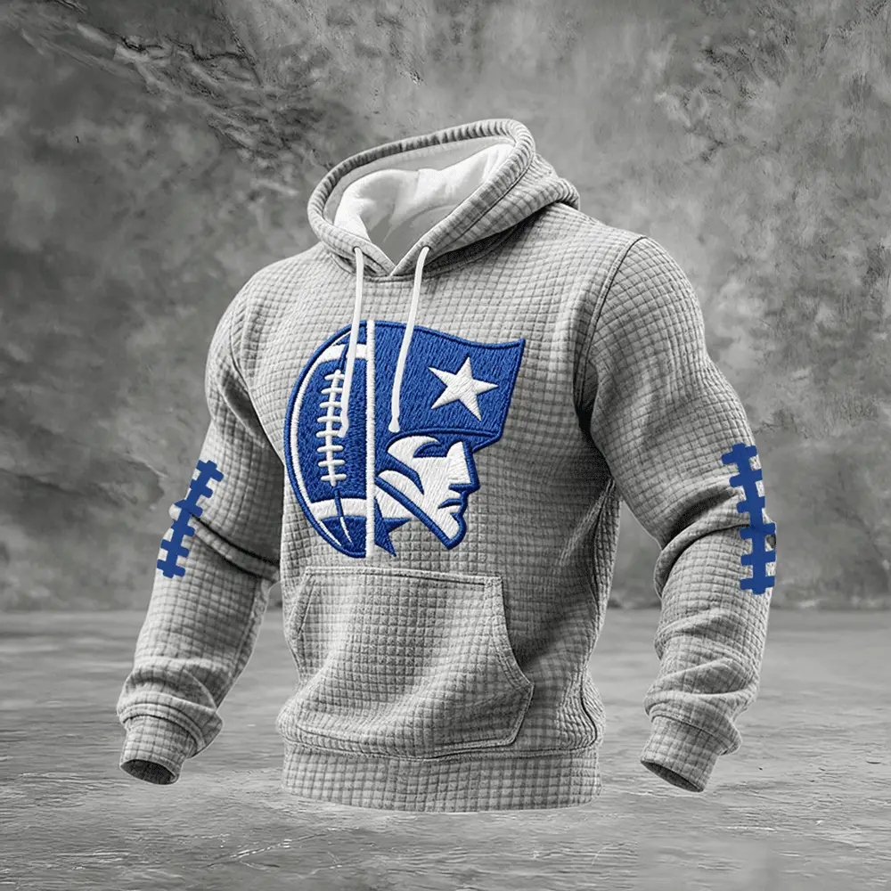 New England Patriots Football Hoodie Game Day Merch Football Lover Gift