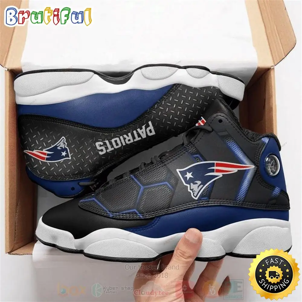 New England Patriots Football Nfl Air Jordan 13 Shoes
