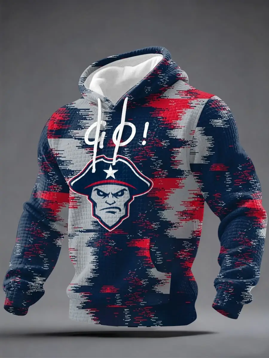 New England Patriots Go Hoodie Men's Game Day Clothing NE Patriots Merch Best Football Gifts