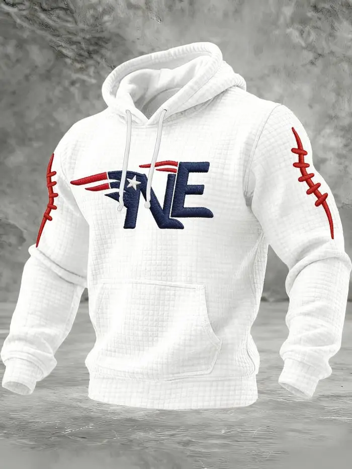 New England Patriots Hoodie Football Game Day Apparel Best Gifts For Patriots Fans For Him