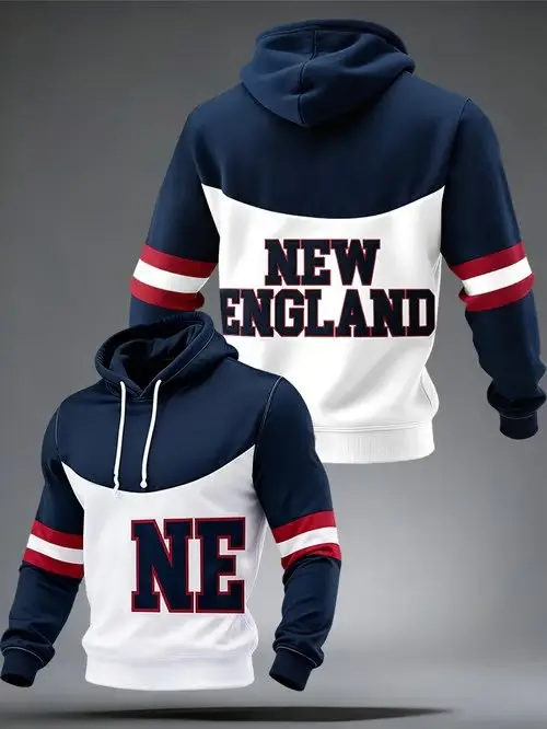 New England Patriots Hoodie Game Day Sports Clothing NE Football Merch Gifts For Fans