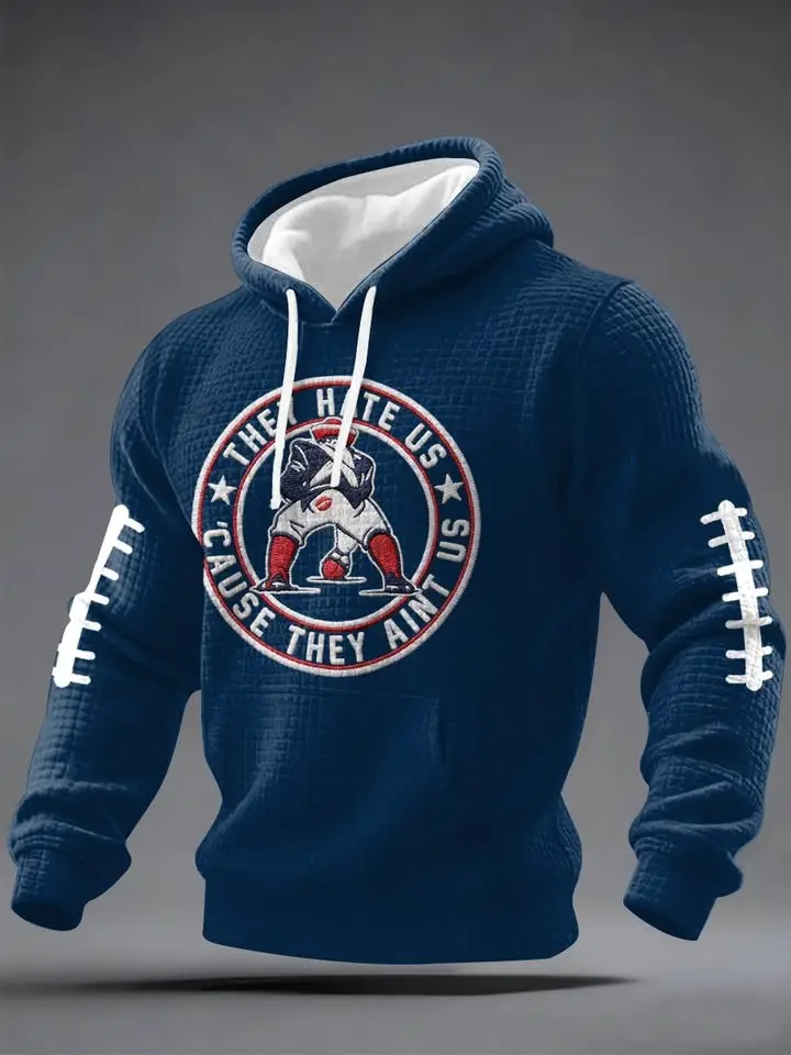 New England Patriots Hoodie They Hate Us Cause They Ain't Us Football Fan Apparel Gifts