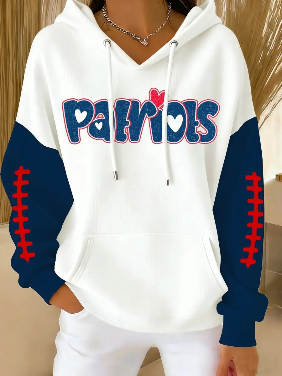 New England Patriots Hoodie Women?? Game Day Apparel Football Fan Merch Gifts Ideas