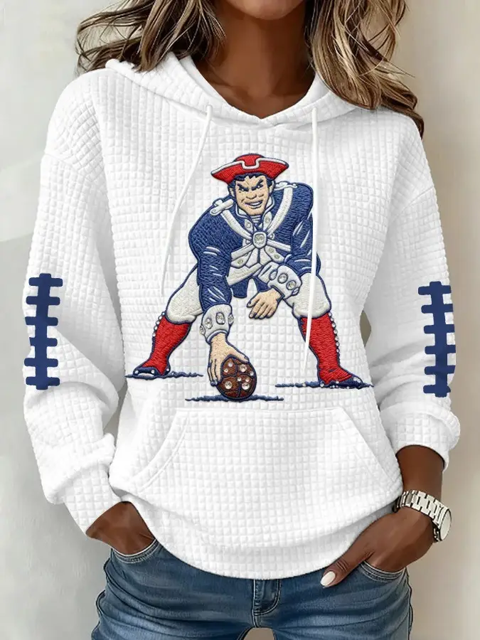 New England Patriots Hoodie Women's Game Day Merch Clothing Patriots Football Gifts