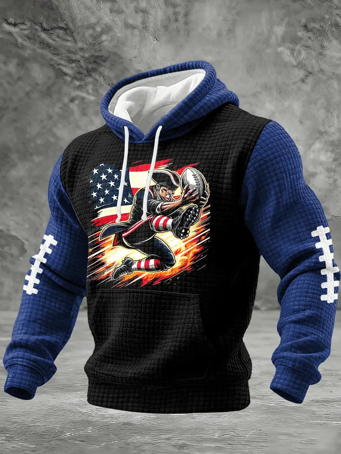 New England Patriots Merch American Flag Hoodie New England Patriots Clothing Fan Gifts