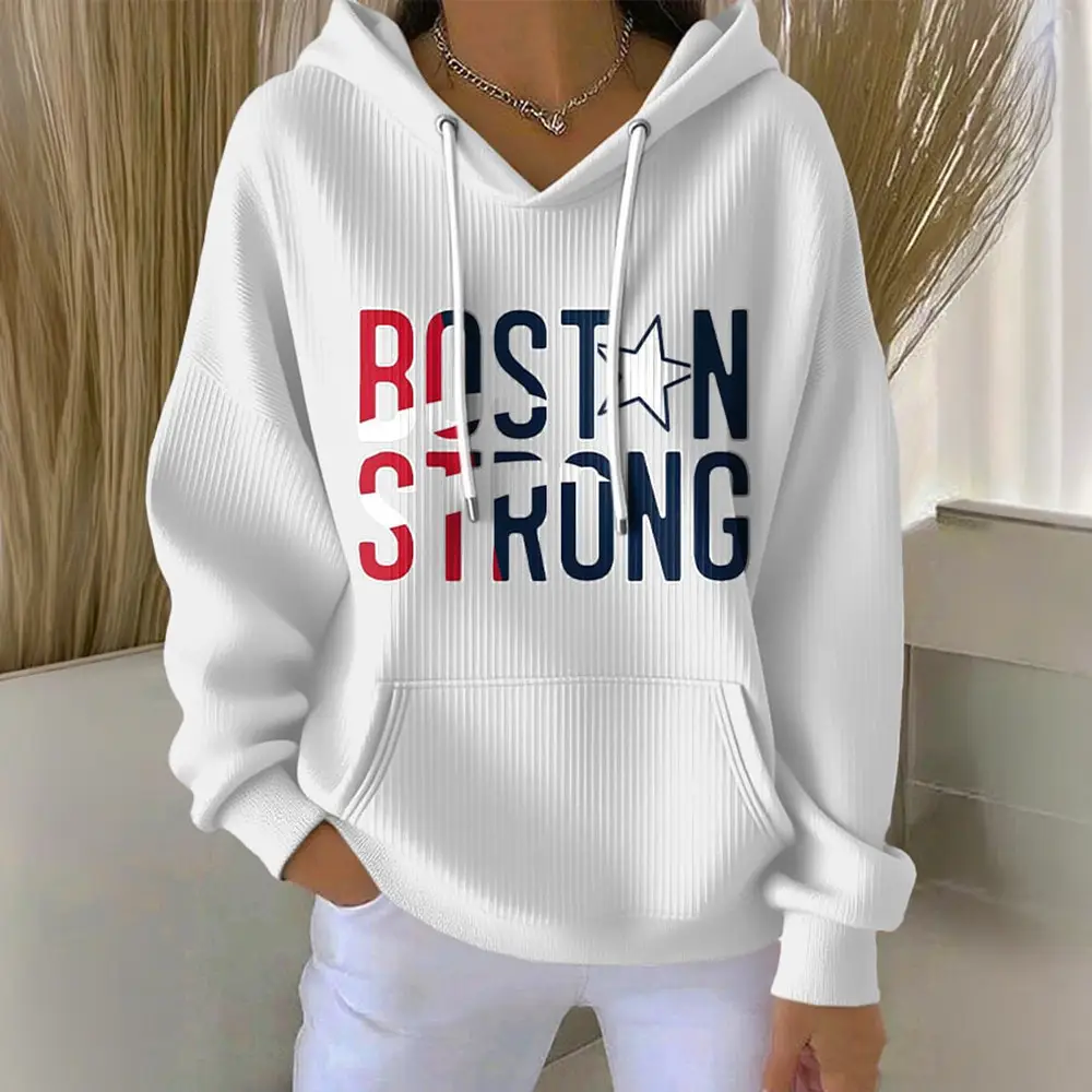 New England Patriots Merch Boston Strong Hoodie Game Day Apparel Gifts For Football Fans