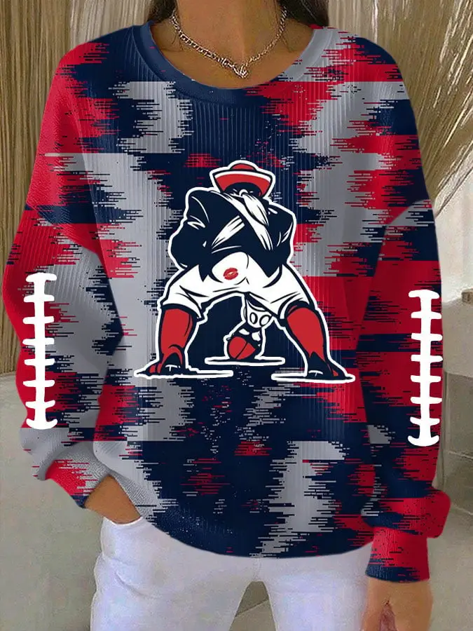 New England Patriots Merch Pat Patriots Graphic Sweatshirt Football Apparel Unique Fan Gifts New England Patriots Merch Pat Patriots Graphic Sweatshirt Football Apparel Unique Fan Gifts - Image 1